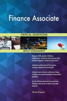 Paperback Finance Associate Critical Questions Skills Assessment Book