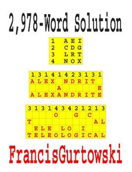 2,978-Word Solution (Enigma)