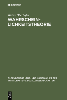 Hardcover Wahrscheinlichkeitstheorie [German] Book