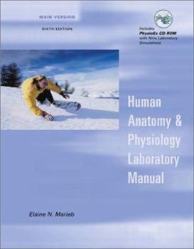 Paperback Human Anatomy and Physiology Laboratory Manual, Main Version, with Physioex(tm) V3.0 CD-ROM [With CDROM] Book
