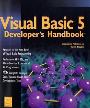 Paperback Visual Basic 5 Developer's Handbook [With CDROM Includes Custom Applications, Code...] Book