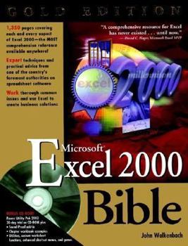 Hardcover Microsoft Excel 2000 Bible [With CDROM] Book