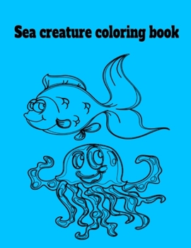 Paperback Sea creature coloring book