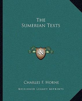 Paperback The Sumerian Texts Book