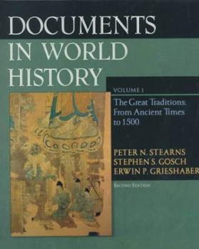 Paperback Documents in World History, Volume I: From Ancient Times to 1500 (2nd Edition) Book