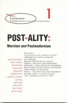 Paperback Post-Ality: Marxism and Postmodernism Book