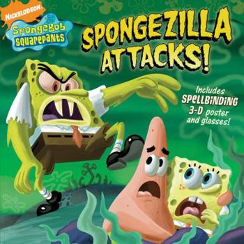 Paperback Spongezilla Attacks! [With Spellbinding 3-D Poster and 3-D Glasses] Book