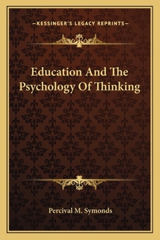 Education And The Psychology Of Thinking