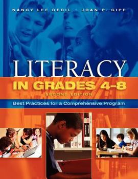 Hardcover Literacy in Grades 4-8: Best Practices for a Comprehensive Program Book