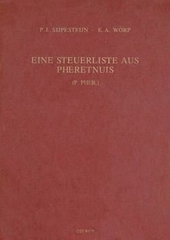 Hardcover Eine Steuerliste Aus Pheretnuis: P. Pher. [German] Book
