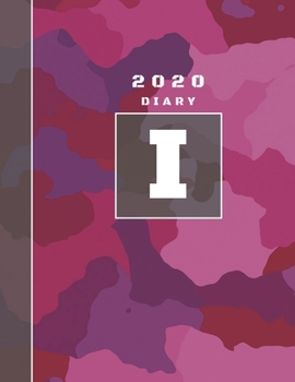 Paperback Personalised 2020 Diary Week To View Planner: A4 Letter I Pink Camo Camouflage Organiser And Planner For The Year Ahead, School, Business, Office, Wor Book