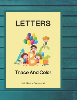 Paperback Letters: Trace and Color Book