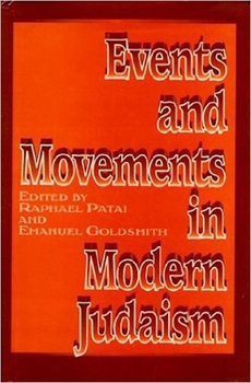 Hardcover Events and Movements in Modern Judaism Book