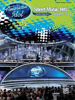 Paperback American Idol Sheet Music Hits: Favorite Songs from Seasons 1-4 (Piano/Vocal/Chords) Book