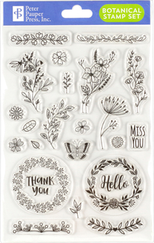 Misc. Botanicals Clear Stamp Set Book