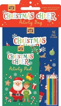 Paperback Christmas Cheer Activity Bag: Activity Bag Book