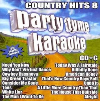 Music - CD Party Tyme Karaoke - Country Hits 8 (16-Song CD+G) Book