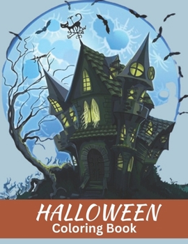 Paperback HALLOWEEN Coloring Book: 50 Spooky and Beautiful Halloween Designs Book