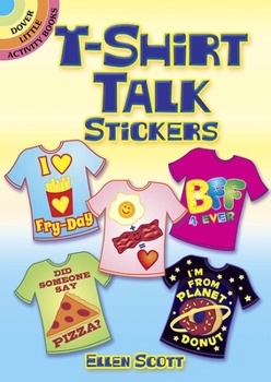 Paperback T-Shirt Talk Stickers Book