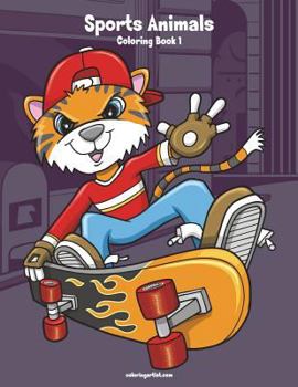 Paperback Sports Animals Coloring Book 1 Book