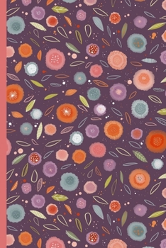 Paperback Weekly Planner: A Week to View Diary and Organiser - Monday Start with Flower Pattern Cover Art Book