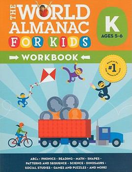 Paperback World Almanac for Kids Workbook: Kindergarten Book
