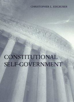 Paperback Constitutional Self-Government Book