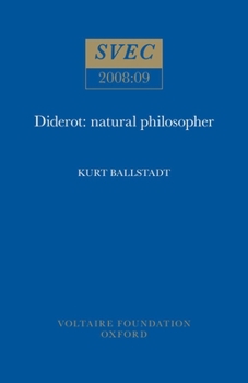 Paperback Diderot: Natural Philosopher Book