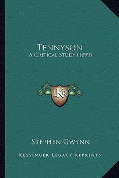 Paperback Tennyson: A Critical Study (1899) Book