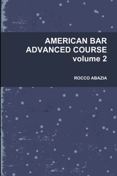 Paperback AMERICAN BAR ADVANCED COURSE volume 2 [Italian] Book