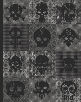 Sketchbook: Gothic Dark Skulls Blank Unlined Drawing Sketch Pad