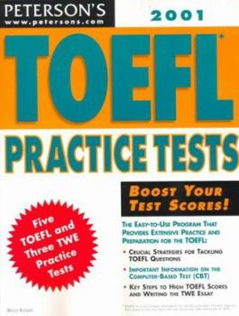 Paperback TOEFL Practice Tests Book