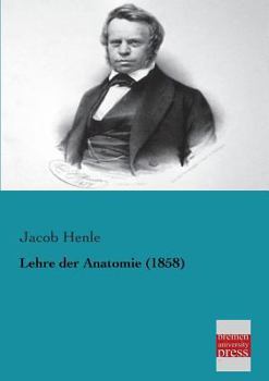 Paperback Lehre Der Anatomie (1858) [German] Book