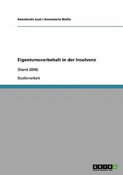 Paperback Eigentumsvorbehalt in der Insolvenz: (Stand 2006) [German] Book