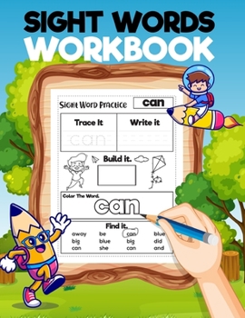 Paperback Sight Word Workbook: Ages: 4-7 year-olds Book