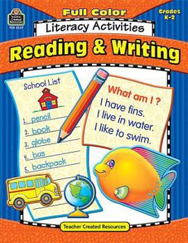 Paperback Full-Color Literacy Activities: Reading & Writing Book