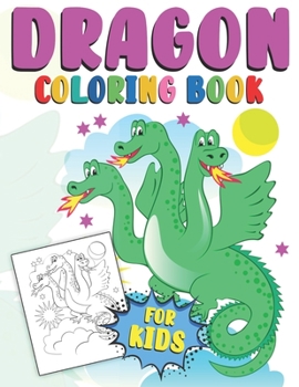 Paperback Dragon Coloring Book For Kids Book