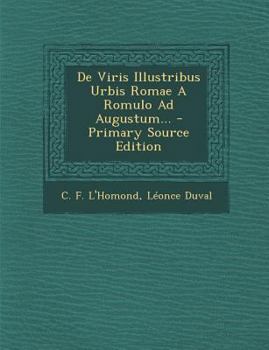 Paperback De Viris Illustribus Urbis Romae A Romulo Ad Augustum... - Primary Source Edition [French] Book