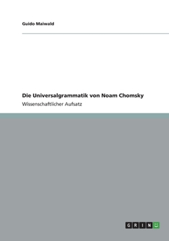 Paperback Die Universalgrammatik von Noam Chomsky [German] Book
