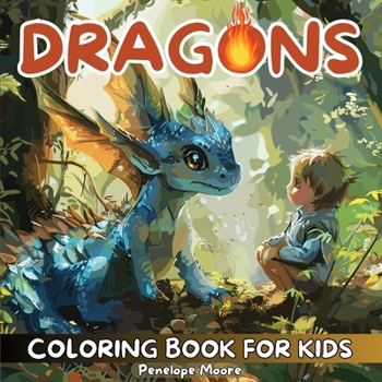 Paperback Dragons Coloring Book for Kids Book