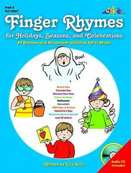 Paperback Finger Rhymes for Holidays, Seasons, and Celebrations [With CD (Audio)] Book