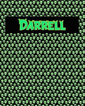 Paperback 120 Page Handwriting Practice Book with Green Alien Cover Darrell: Primary Grades Handwriting Book