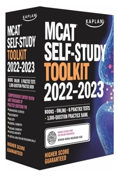 Paperback MCAT Self Study Tool Kit 2022-2023 Book