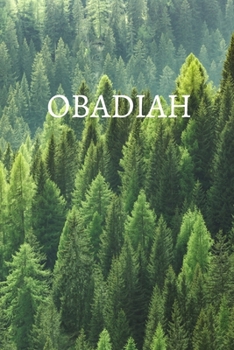 Paperback Obadiah Bible Journal Book