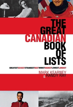 Paperback The Great Canadian Book of Lists Book