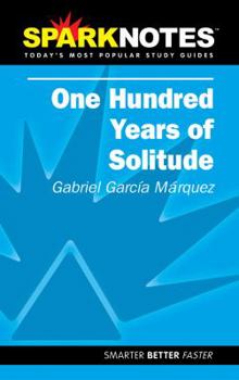 Paperback 100 Years of Solitude (Sparknotes Literature Guide) Book