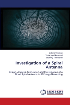 Paperback Investigation of a Spiral Antenna Book