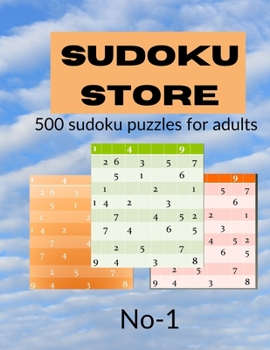 Paperback Sudoku Store: 500 Sudoku puzzles Book