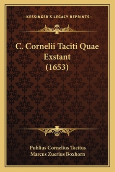 Paperback C. Cornelii Taciti Quae Exstant (1653) [Latin] Book