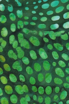 Paperback Green Jungle Batik Composition Notebook - Small Ruled Notebook - 6x9 Lined Notebook (Softcover Journal / Notebook / Diary) Book